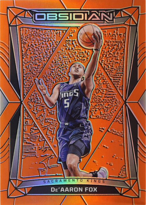 De'Aaron Fox trading card