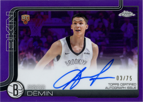 Egor Dëmin trading card