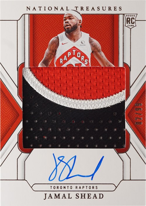 Jamal Shead trading card