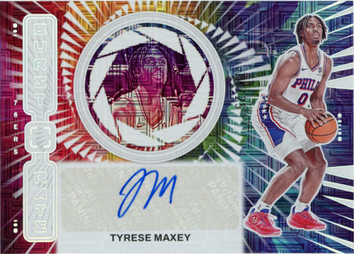 Tyrese Maxey trading card