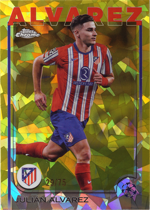 Julián Alvarez trading card