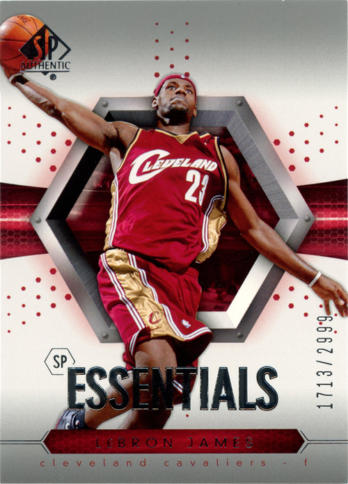 Lebron James trading card