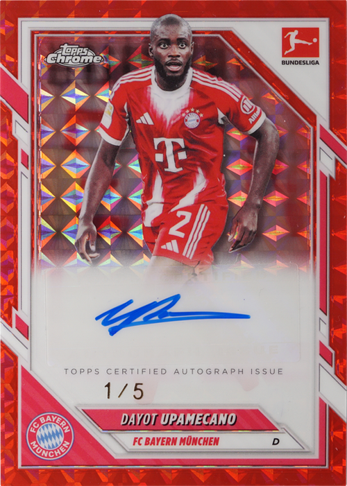 Dayot Upamecano trading card