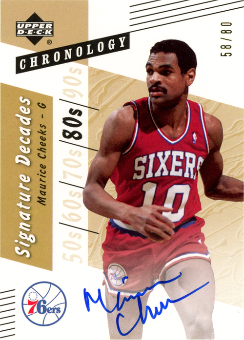Maurice Cheeks trading card