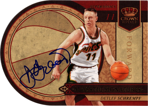 Detlef Schrempf trading card