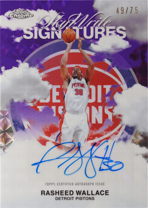 Rasheed Wallace trading card