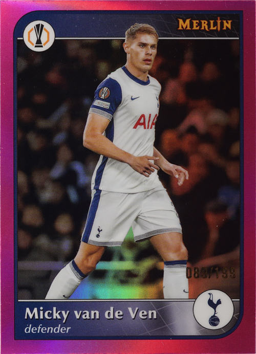 Micky van de Ven trading card