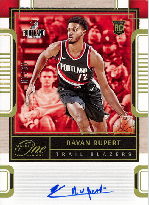 Rayan Rupert trading card