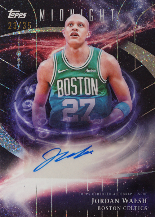 Jordan Walsh trading card