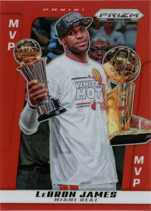 LeBron James trading card