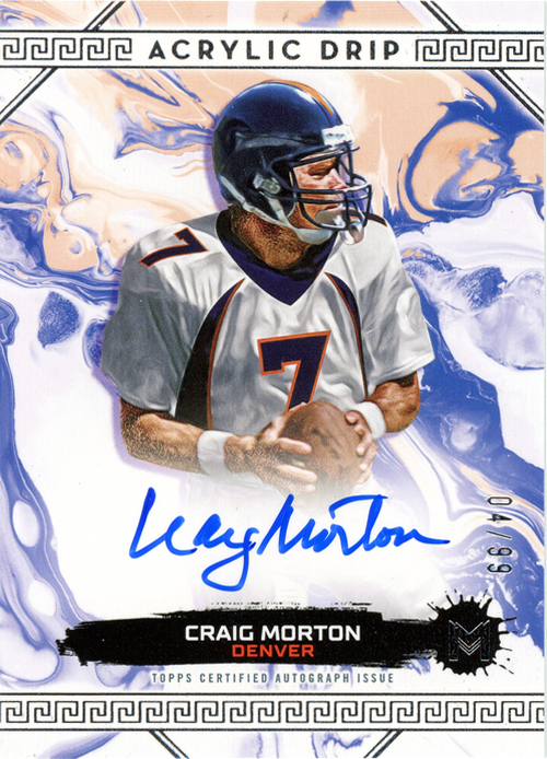 Craig Morton trading card