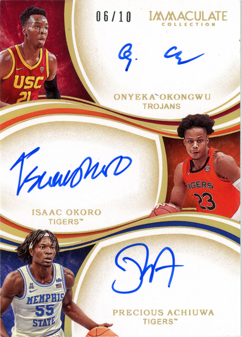 Onyeka Okongwu/Isaac Okoro/Precious Achiuwa... trading card