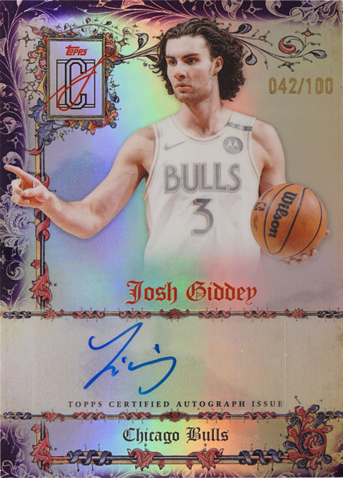 Josh Giddey trading card