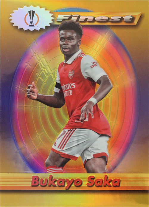 Bukayo Saka trading card