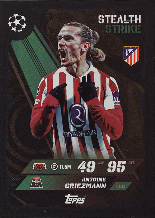 Antoine Griezmann trading card