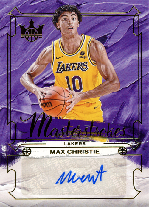 Max Christie trading card