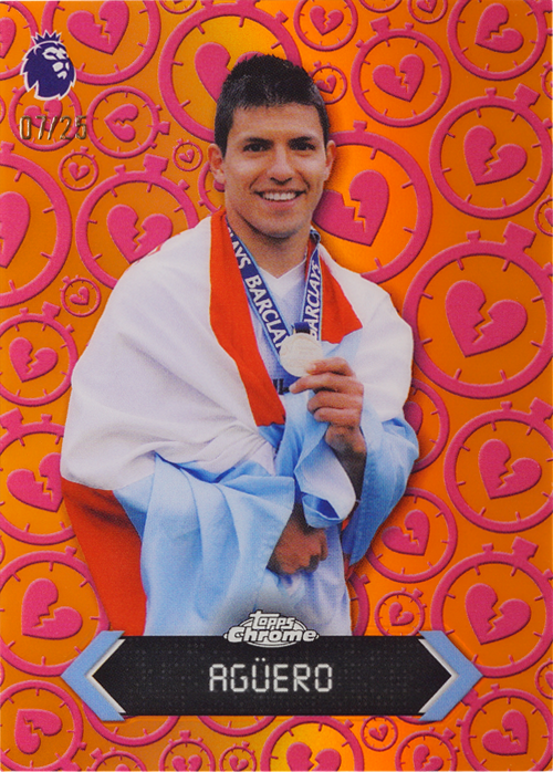 Sergio Agüero trading card