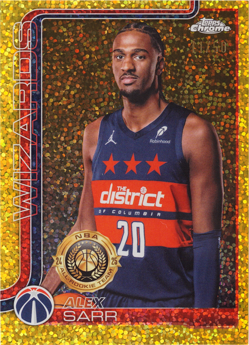 Alex Sarr trading card