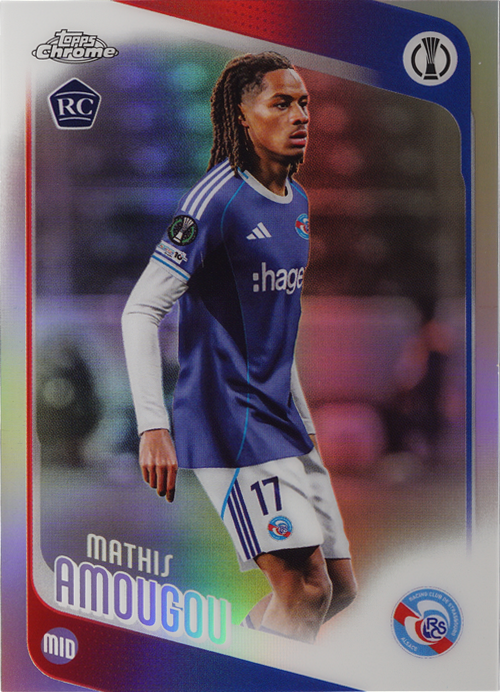 Mathis Amougou trading card