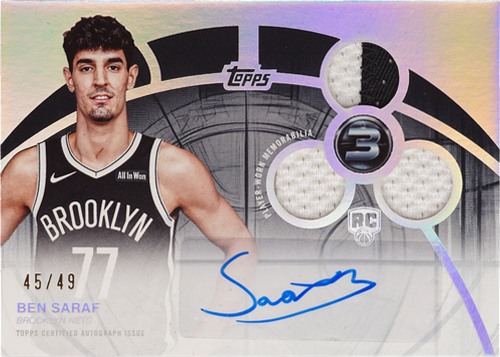 Ben Saraf trading card