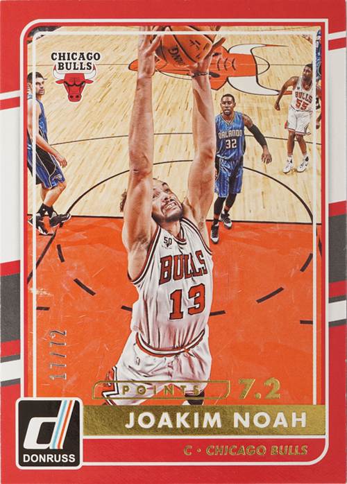Joakim Noah trading card