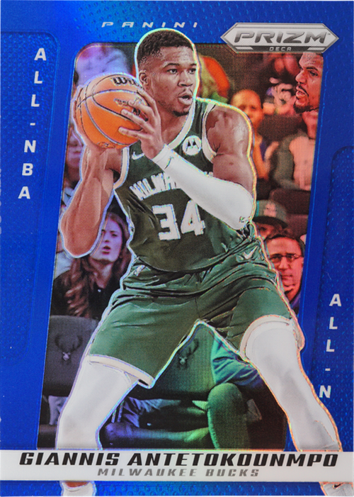 Giannis Antetokounmpo trading card