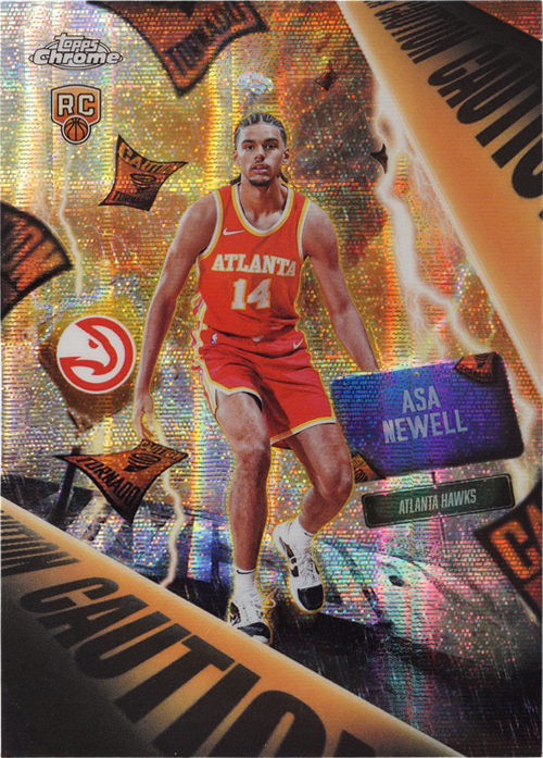 Asa Newell trading card