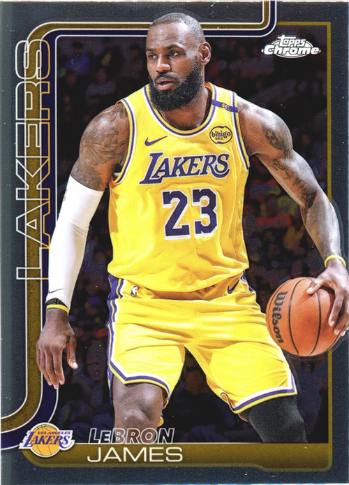 LeBron James trading card