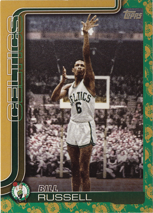 Bill Russell trading card