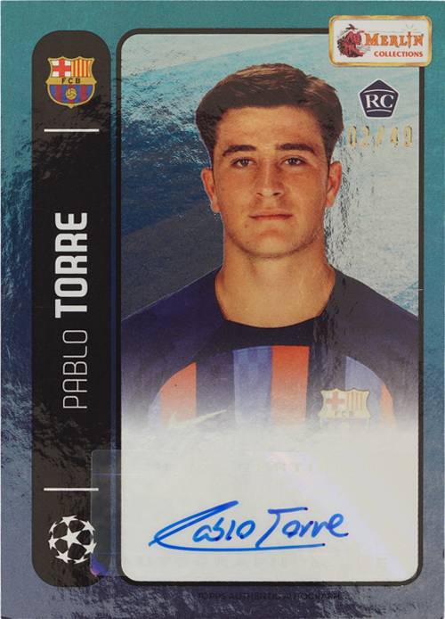 Pablo Torre trading card