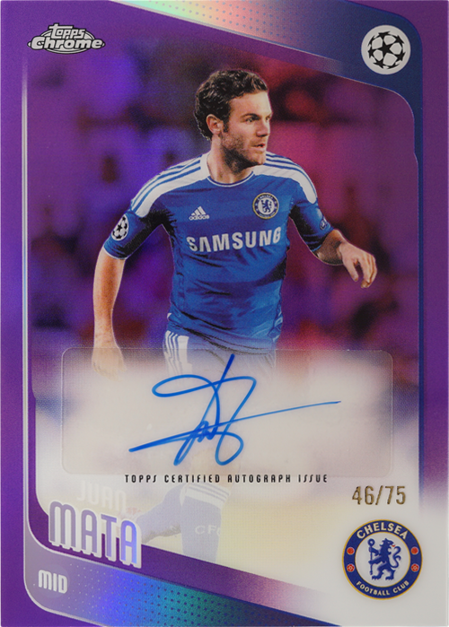 Juan Mata trading card