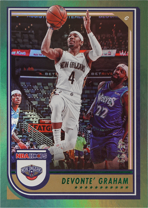 Devonte' Graham trading card