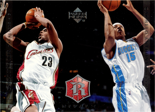 LeBron James / Carmelo Anthony trading card