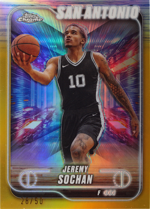 Jeremy Sochan trading card