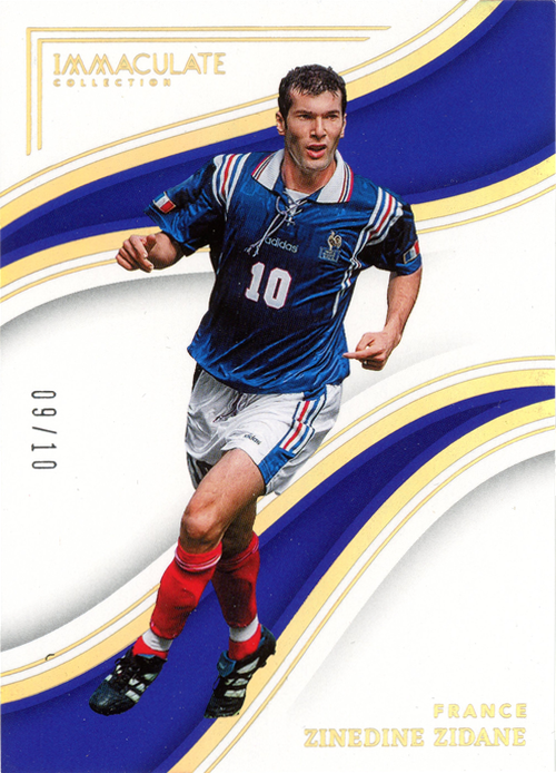 Zinedine Zidane trading card