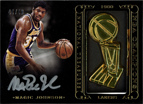 Magic Johnson trading card