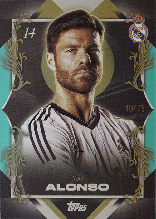 Xabi Alonso trading card