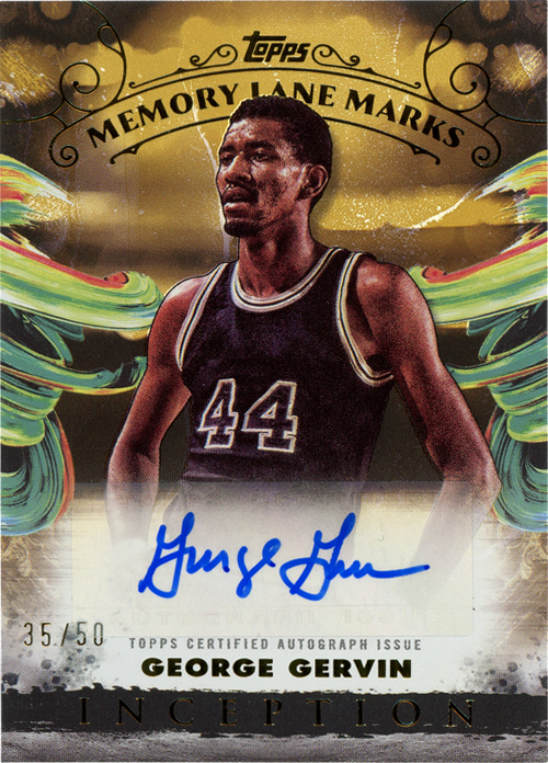 George Gervin trading card