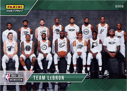 Team Lebron trading card