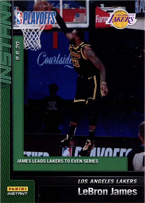 LeBron James trading card