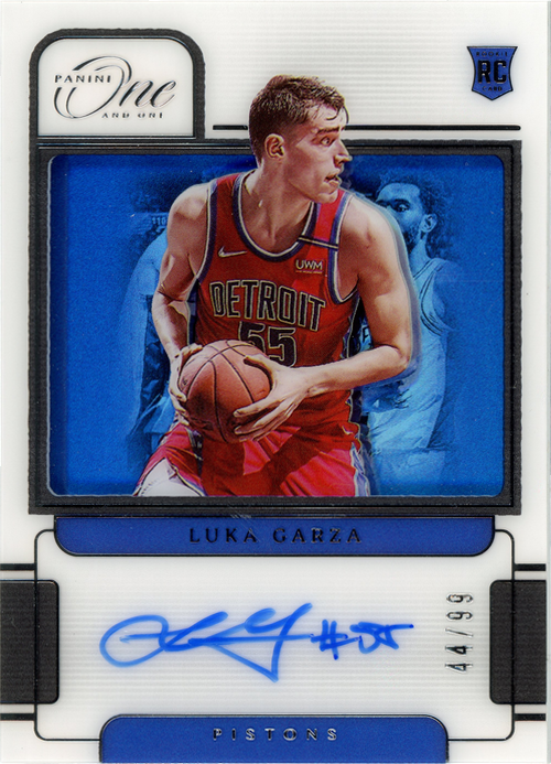 Luka Garza trading card