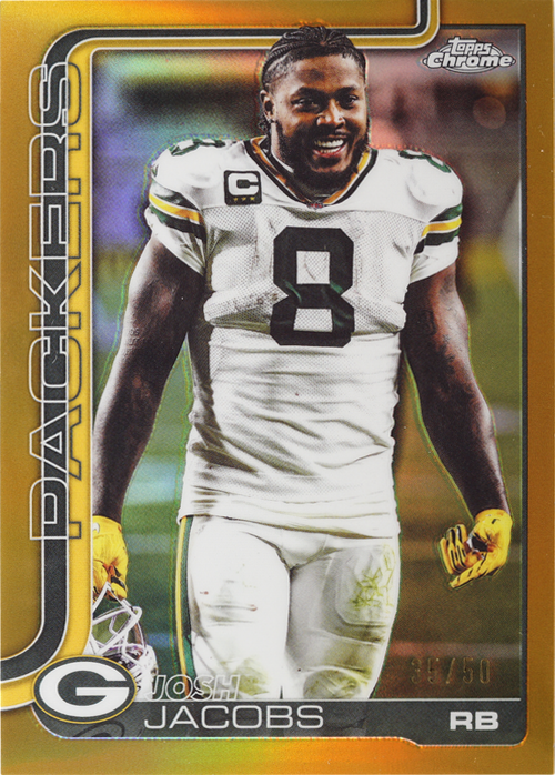 Josh Jacobs trading card