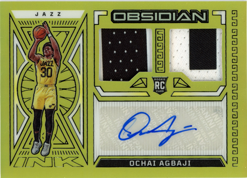 Ochai Agbaji trading card