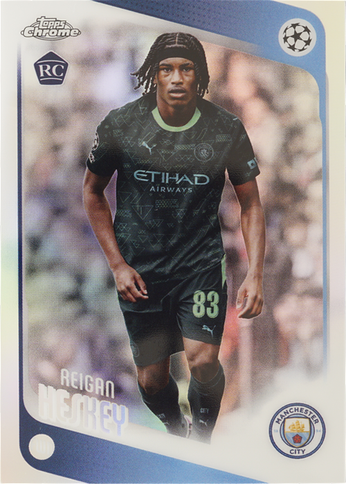Reigan Heskey trading card