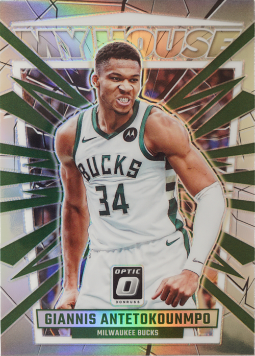 Giannis Antetokounmpo trading card