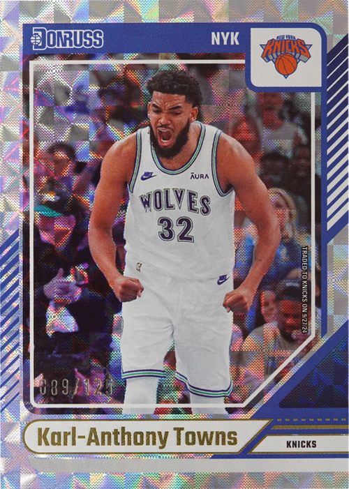 Karl-Anthony Towns trading card