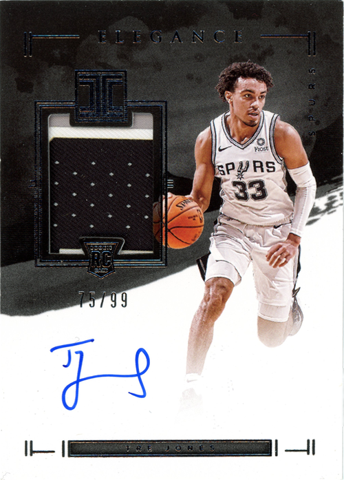 Tre Jones trading card