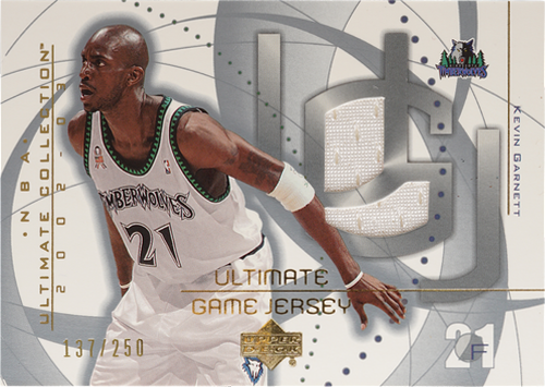 Kevin Garnett trading card