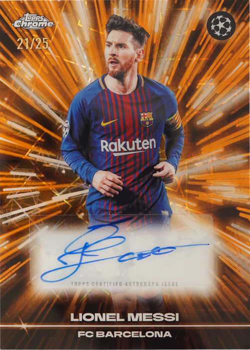 Lionel Messi trading card