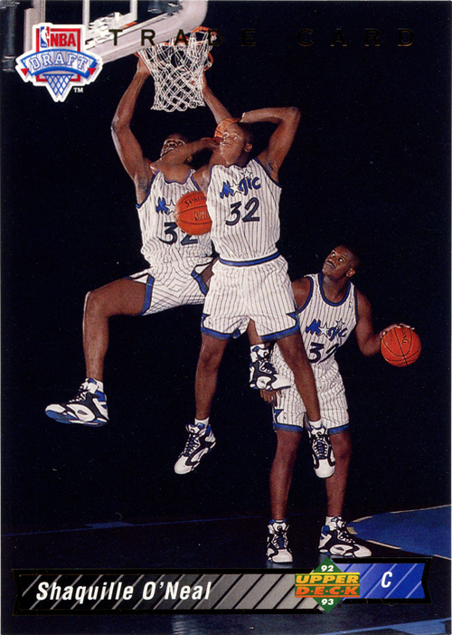 Shaquille O'Neal trading card